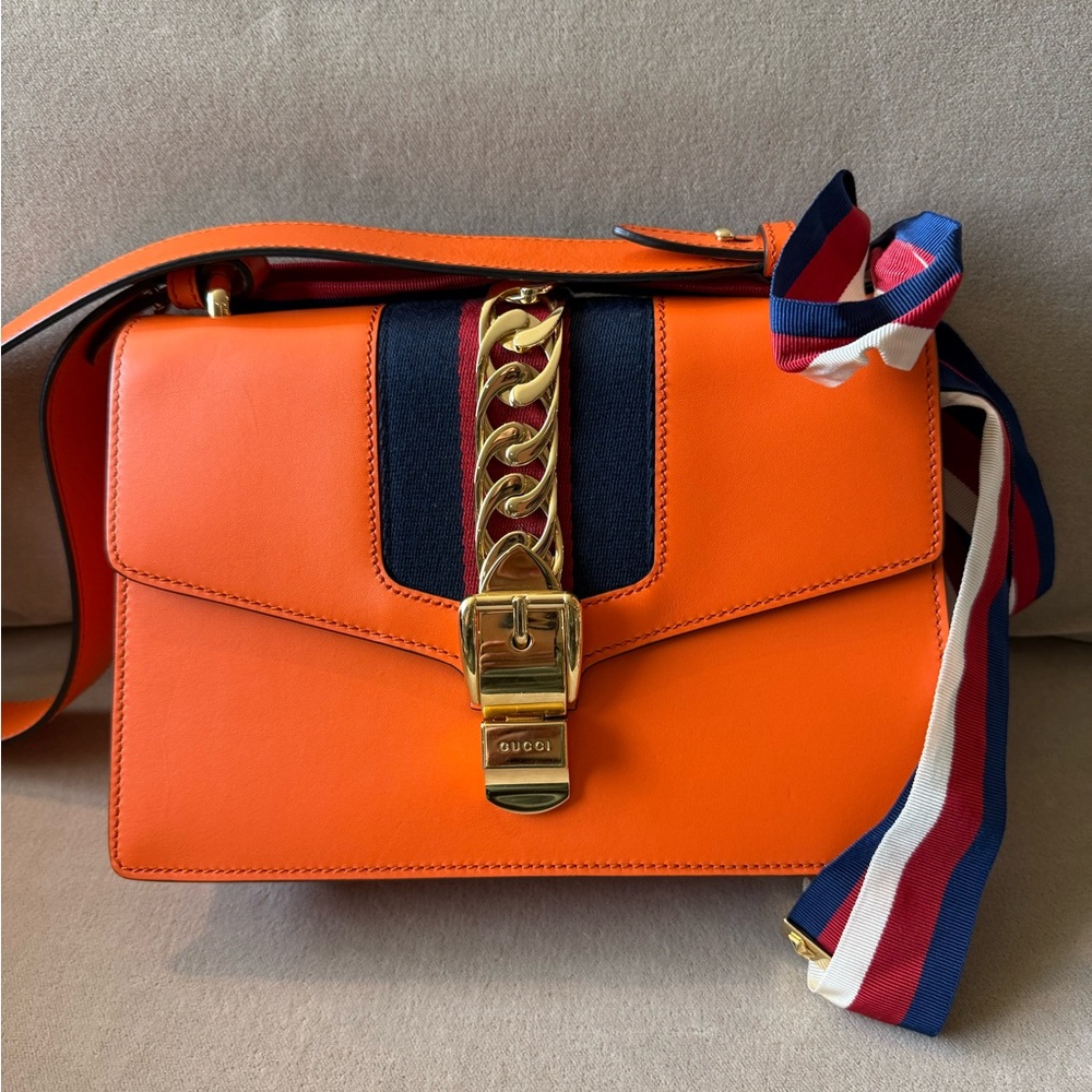 Gucci Web Sylvie Small *EUC